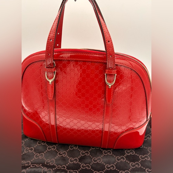 Gucci Nice Microguccissima Bag - Red - Picture 3 of 14